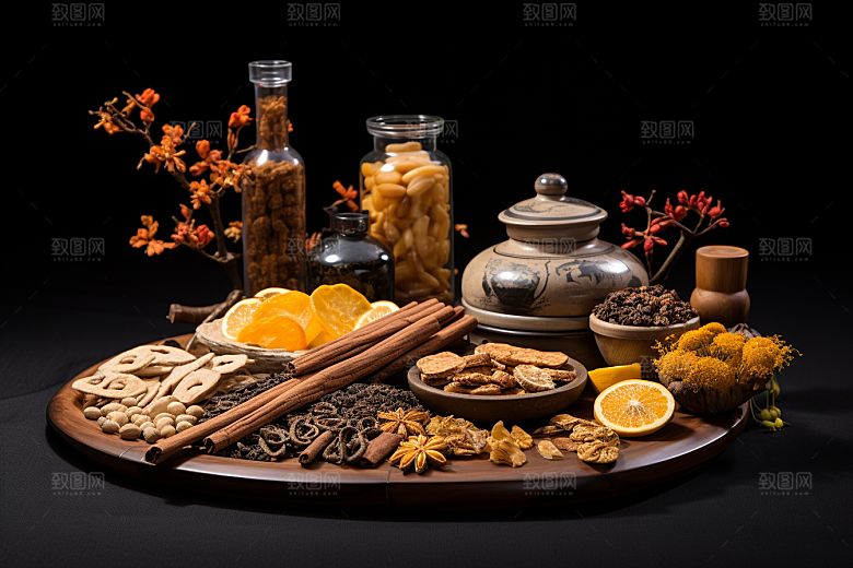 中药高清健康摄影图