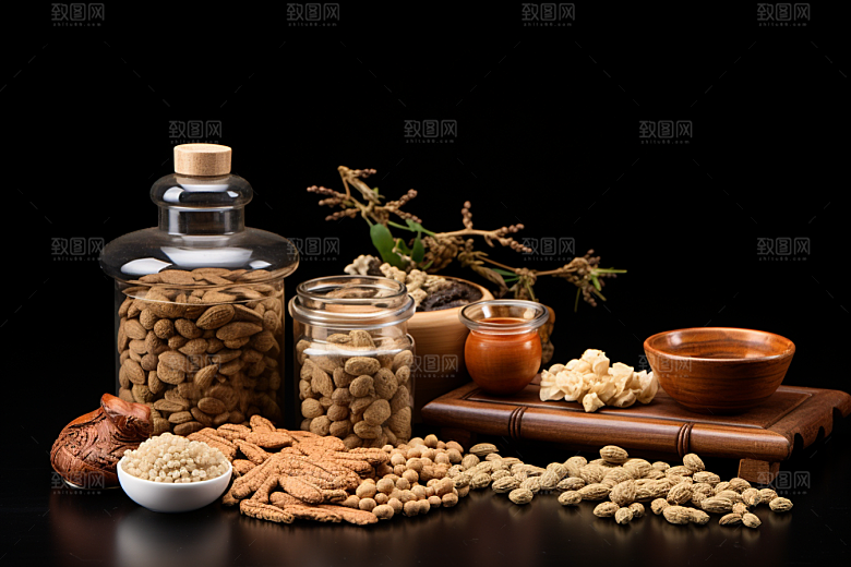 中药中草药中医摄影图