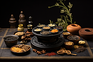 中药中医中草药摄影图