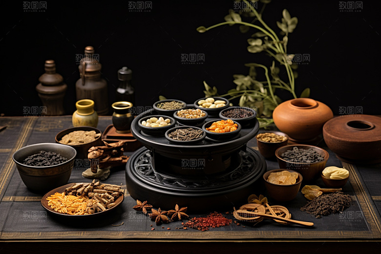 中药中医中草药摄影图