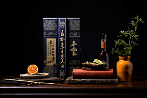 中药医疗中草药摄影图