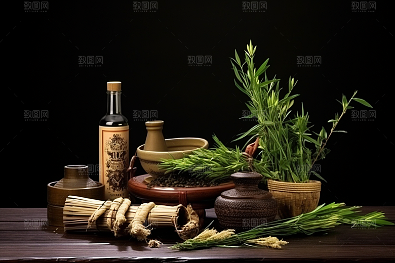 中药健康医疗摄影图