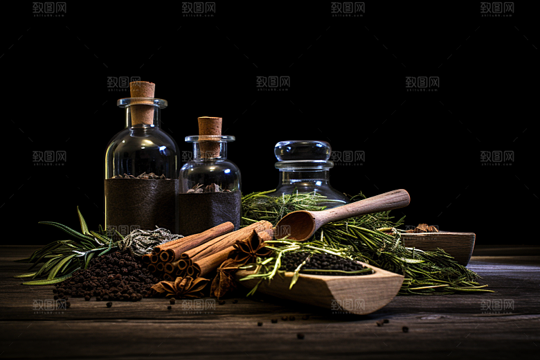 中药健康草药摄影图