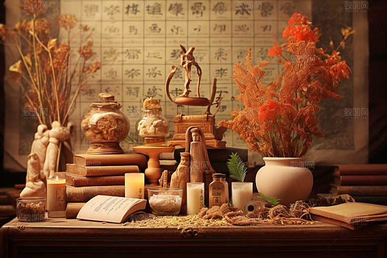 中药草药中医摄影图