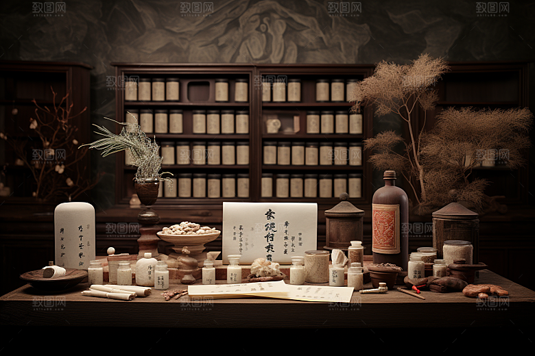 中药高清健康摄影图
