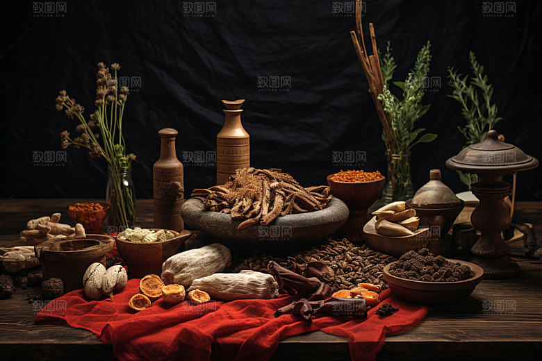 中药高清中草药摄影图
