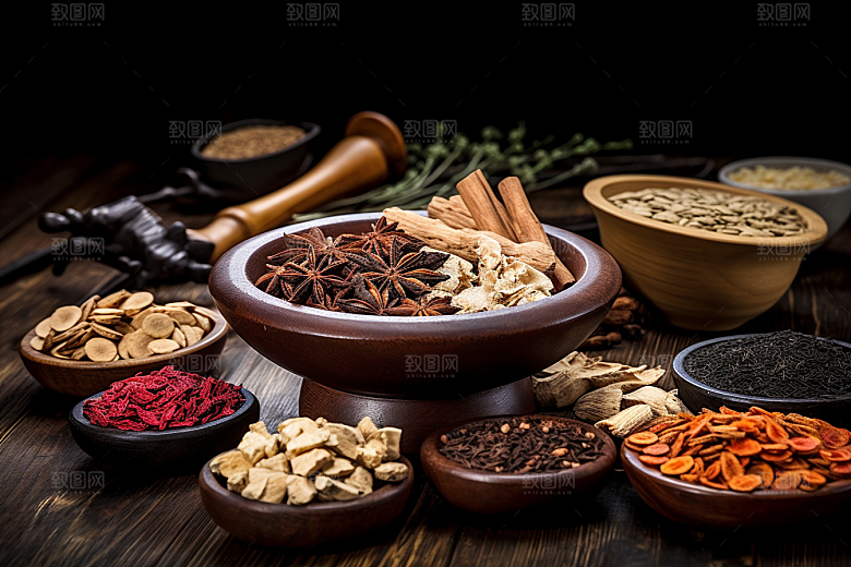 中药医疗中医摄影图