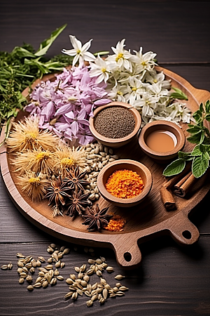 中药中草药健康摄影图