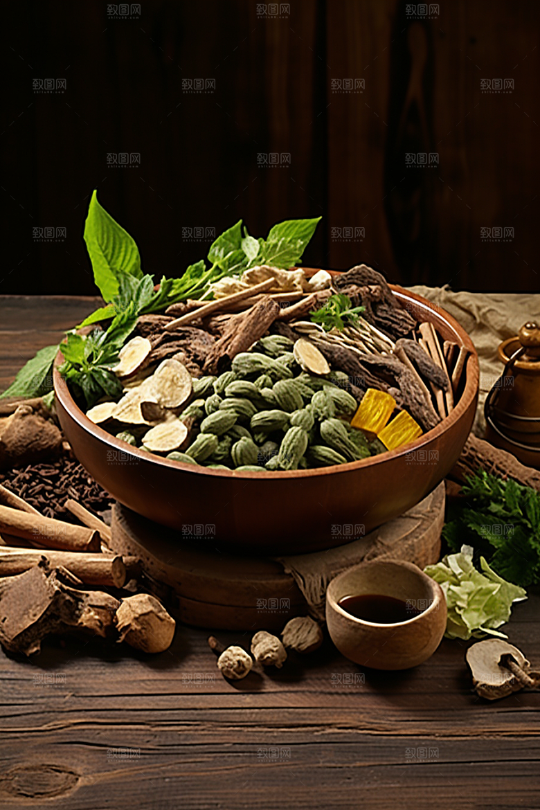 中药药方高清摄影图