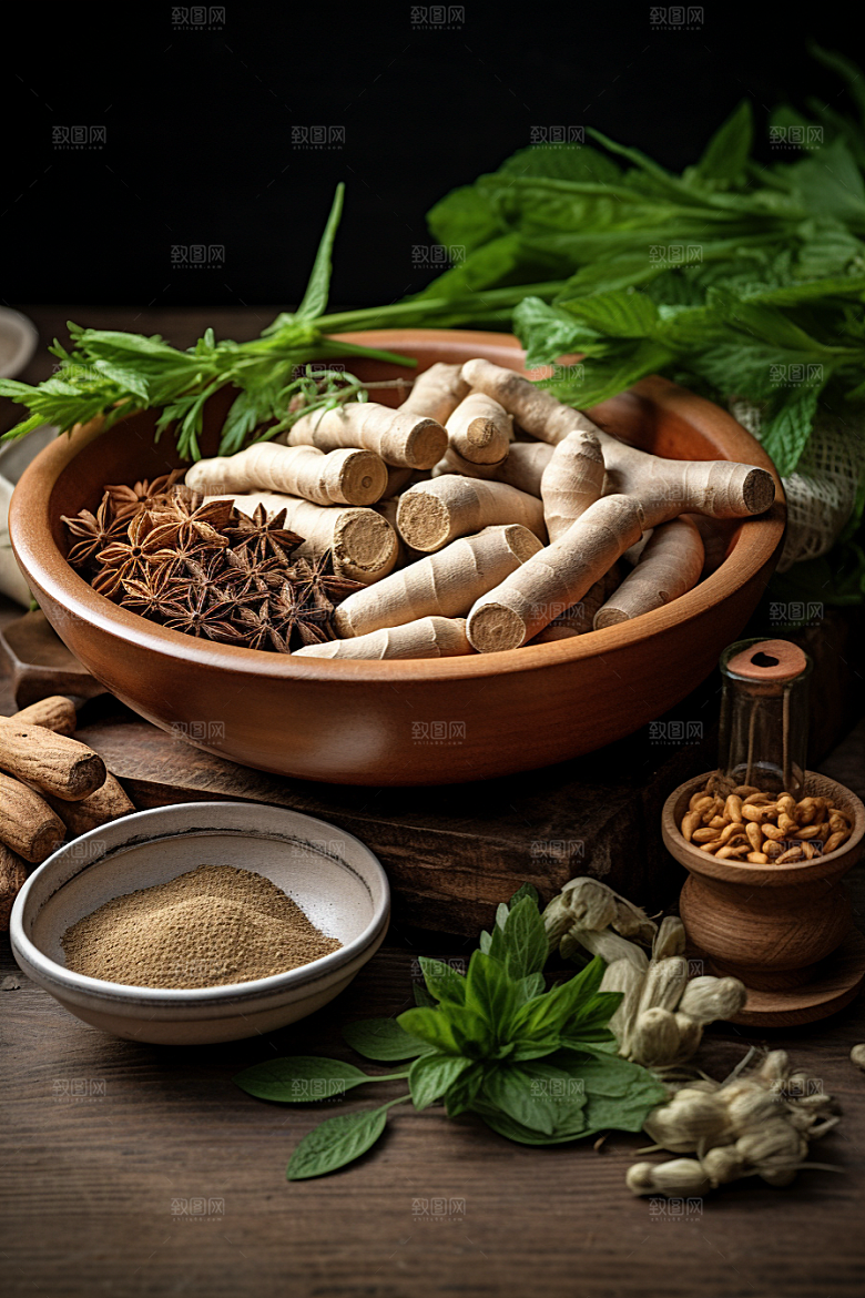中药草药高清摄影图