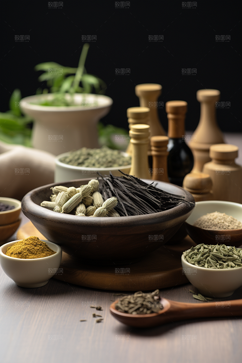 中药草药高清摄影图