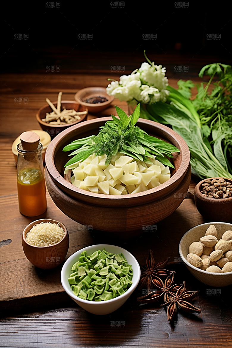 中药中草药中医摄影图