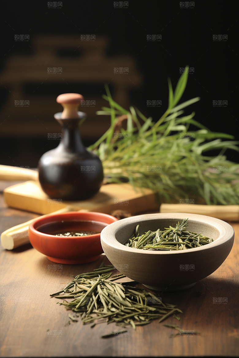 中药中草药草药摄影图