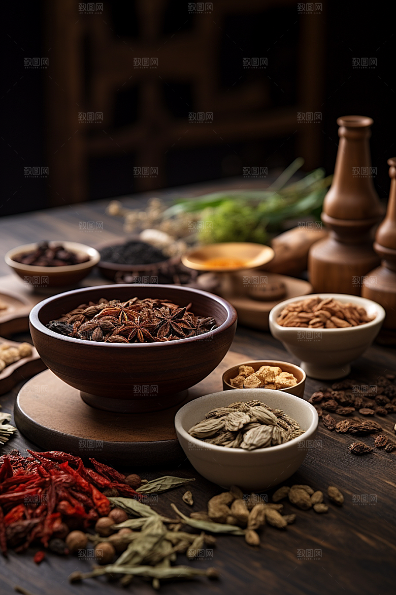 中药健康医疗摄影图