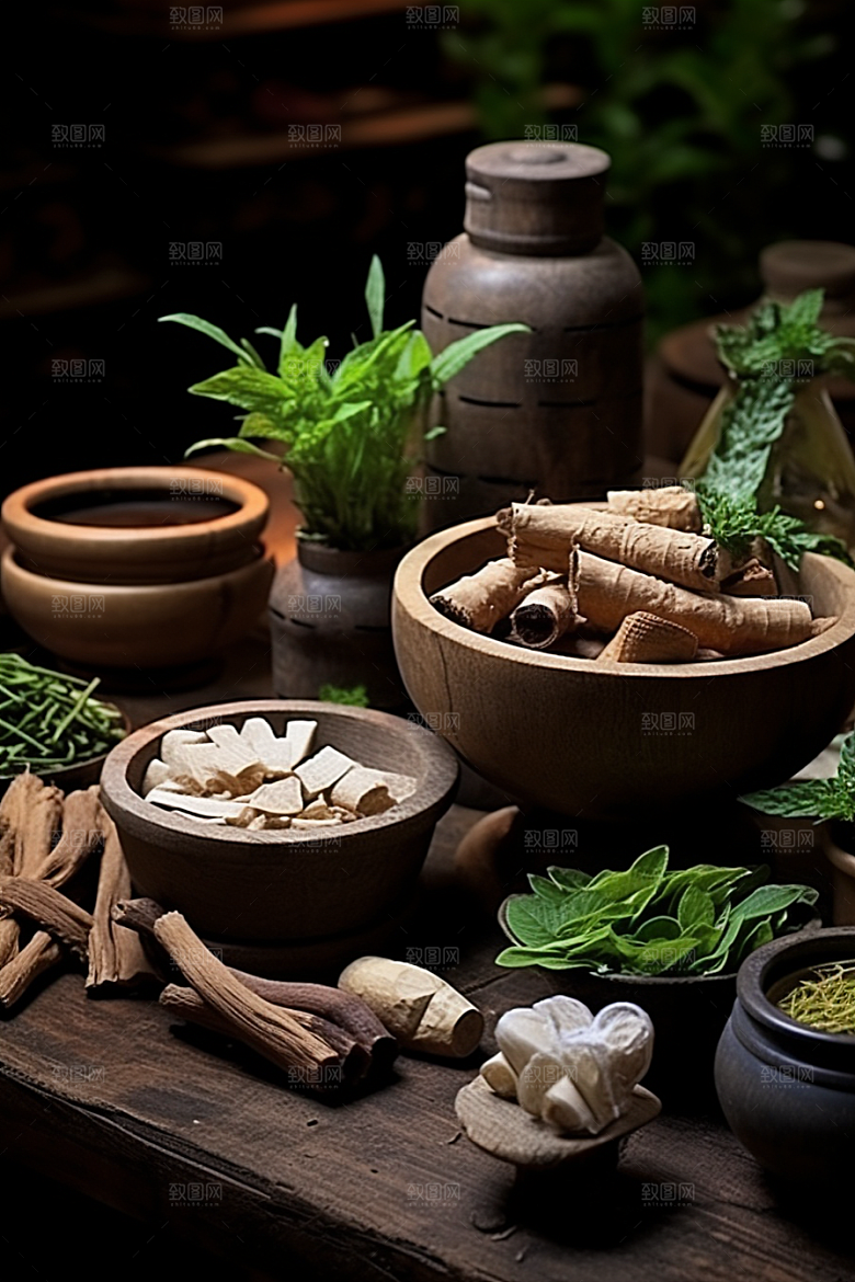 中药草药中草药摄影图