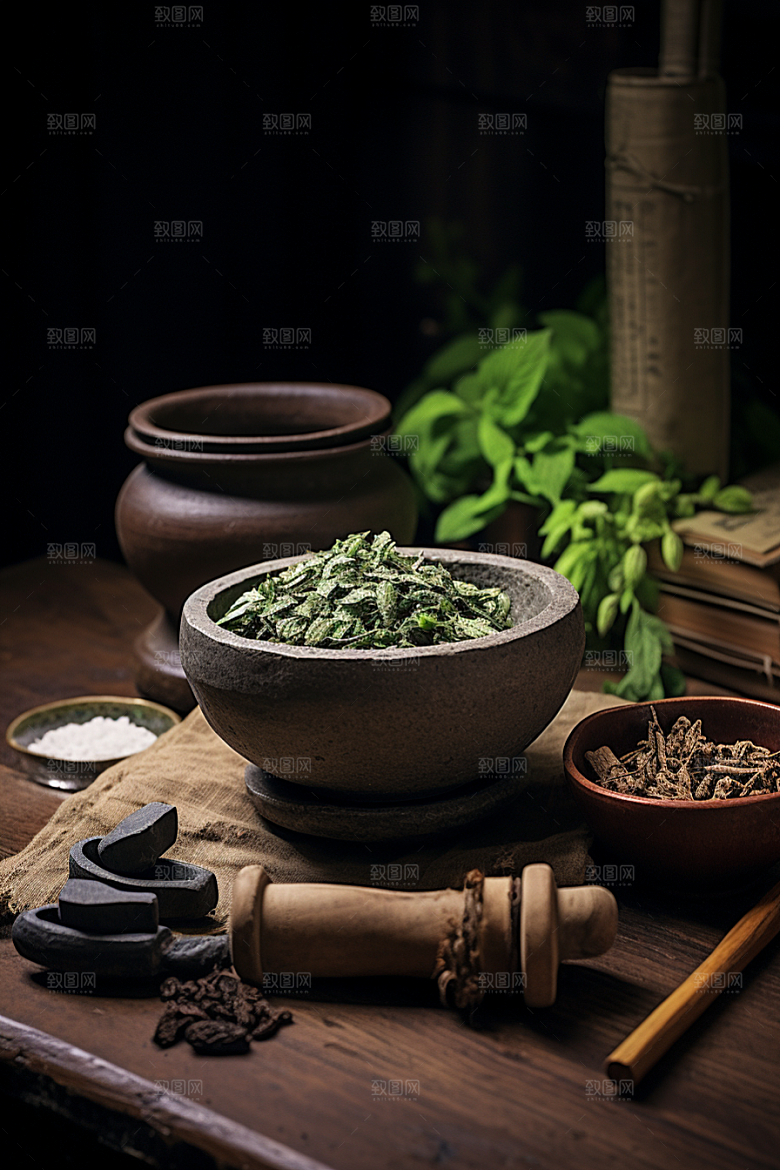 中药高清医疗摄影图