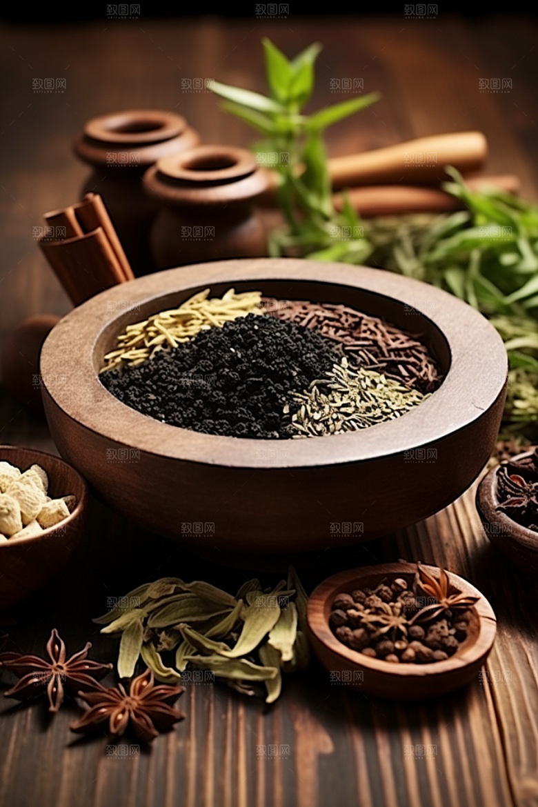 中药中草药中医摄影图