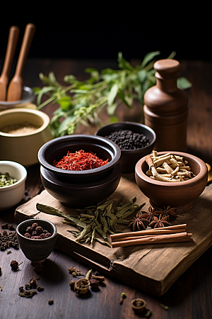 中药中草药健康摄影图