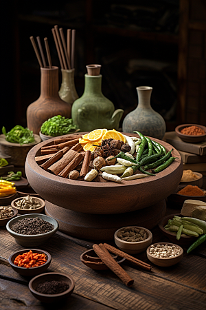 中药草药高清摄影图