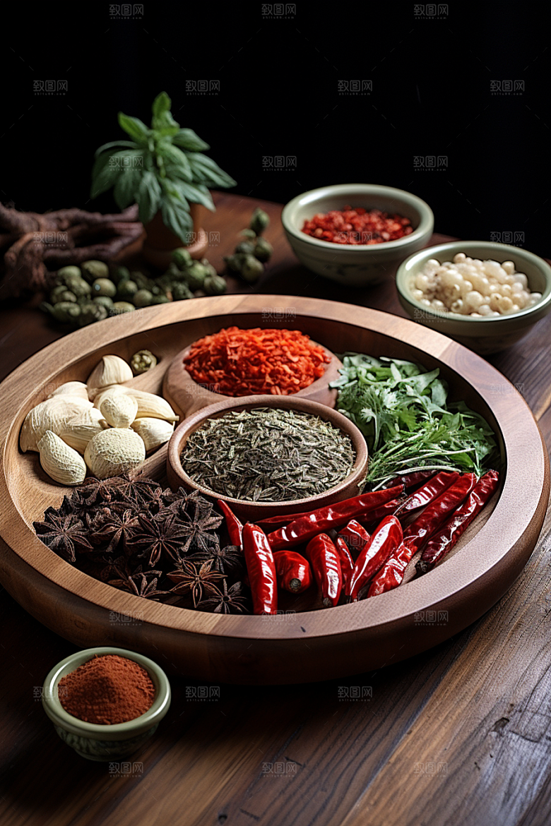 中药药方高清摄影图