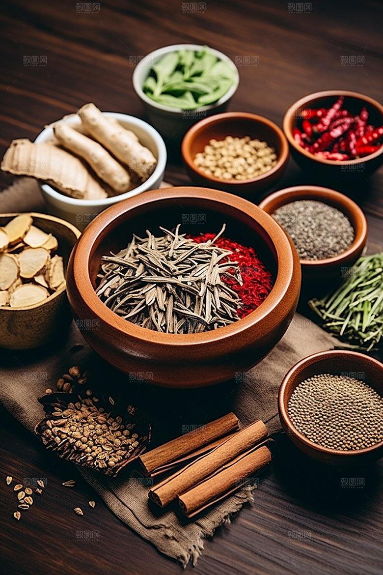 中药中草药中医摄影图
