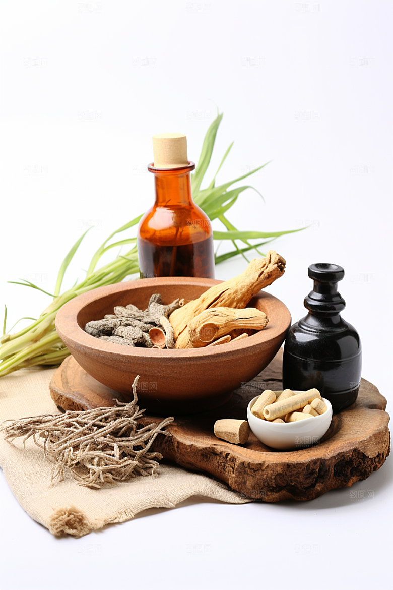 中药中草药药方摄影图