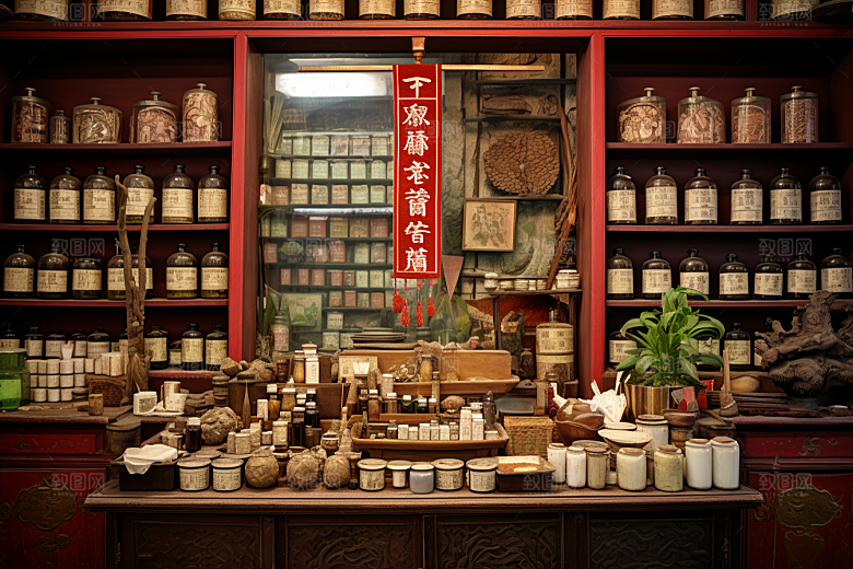 中医药房医疗环境效果图