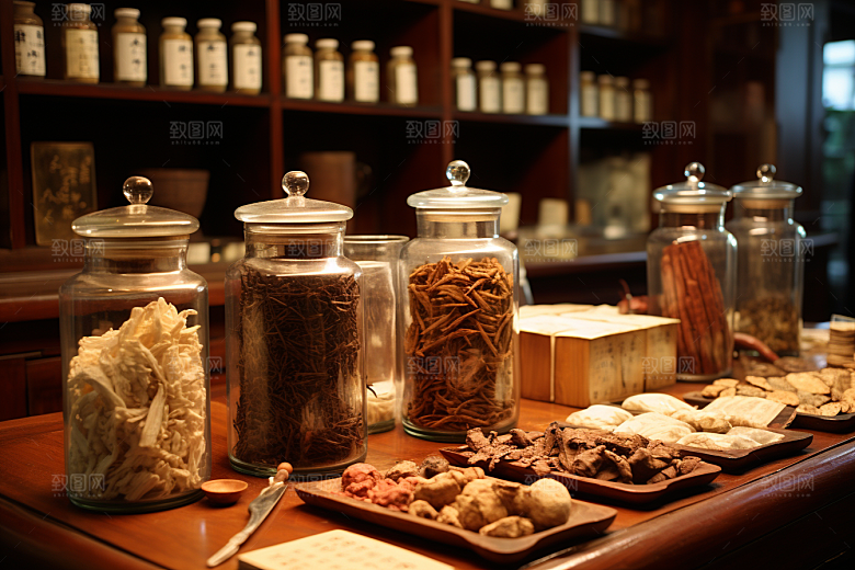 中医药房传统文化医疗效果图