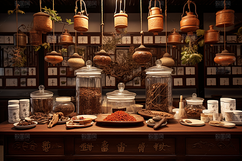 中医药房环境传统文化效果图