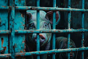 猪家畜动物摄影图