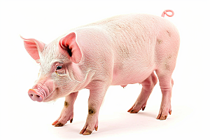 猪养猪家畜摄影图