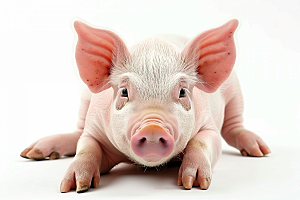 猪清新家畜摄影图