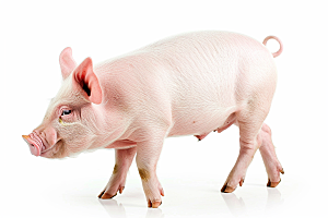 猪家畜清新摄影图