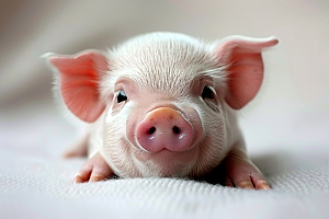 猪饲养高清摄影图