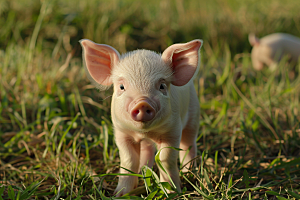 猪农场家畜摄影图