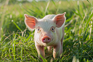 猪清新牲畜摄影图
