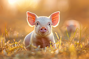 猪高清农场摄影图
