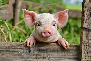 猪高清动物摄影图