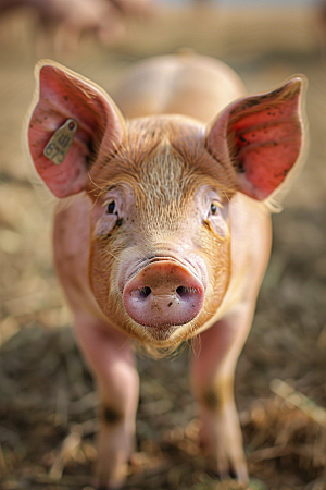 猪家畜农村摄影图