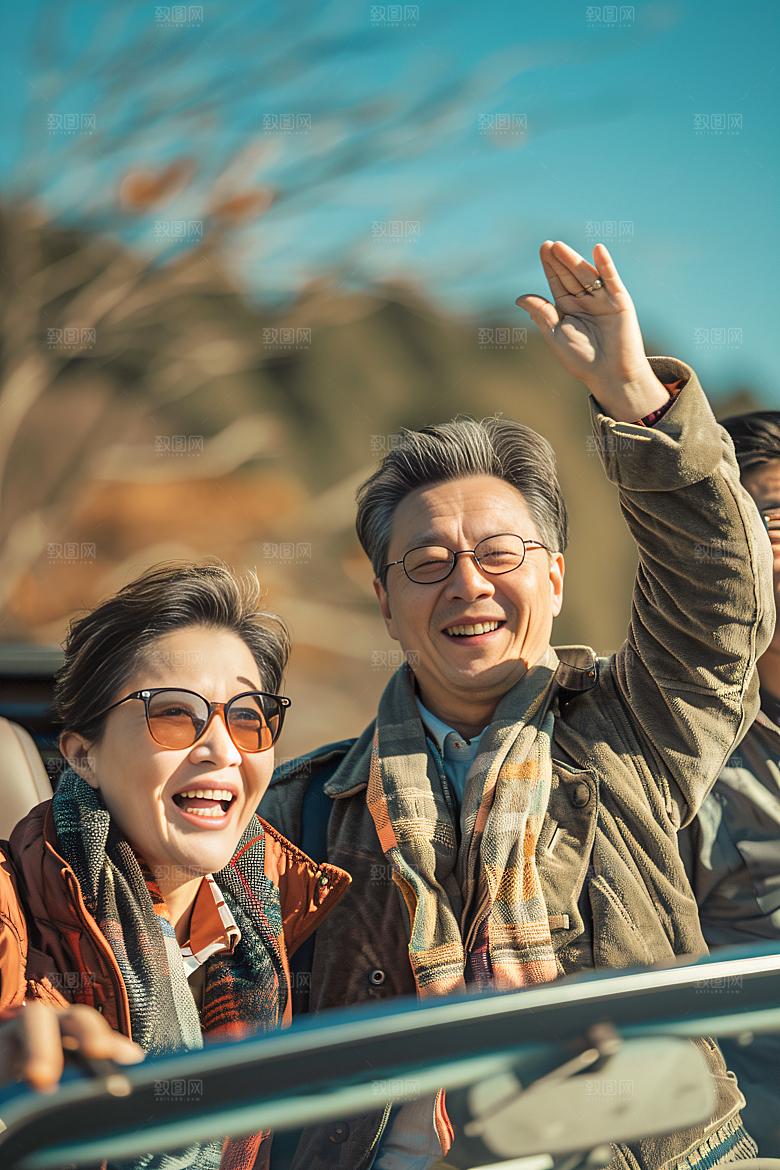 汽车自驾游旅行高清摄影图