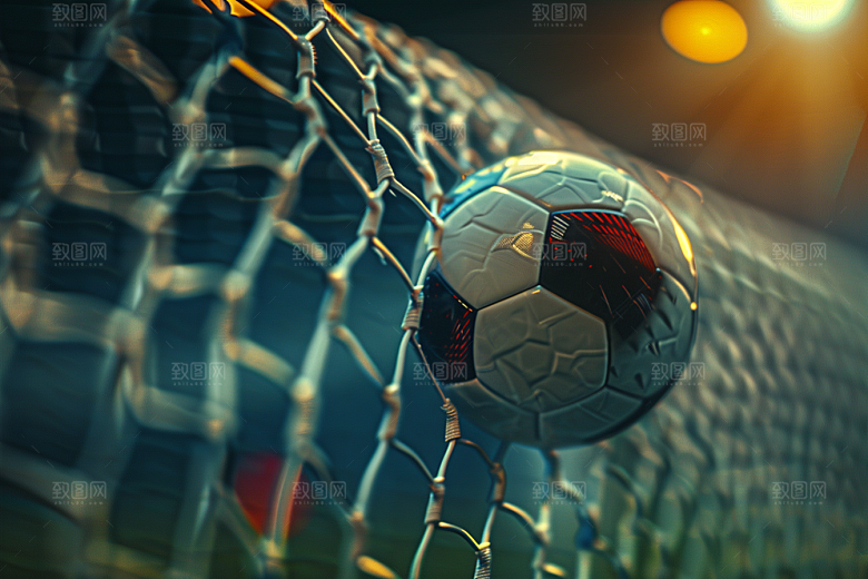 足球元素踢足球体育赛事素材