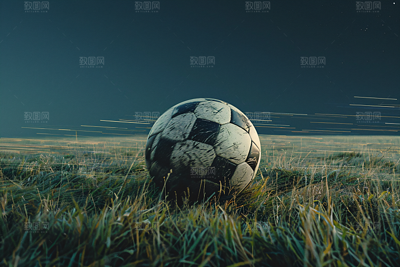 足球活力球类素材
